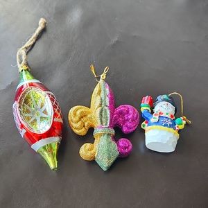 Holiday Ornament Trio